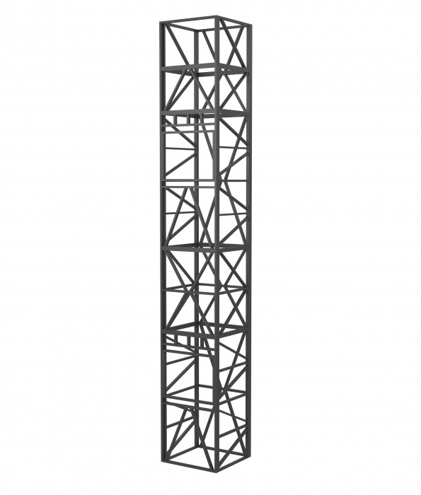 COMP-557 Шахта малого грузового лифта 2 этажа, 4,2 метра, под кабину 900х600х1000